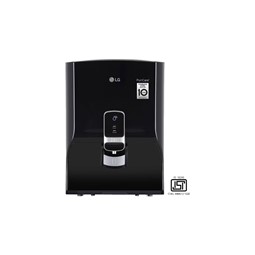 Picture of LG WW140NP 8 Litres RO+Mineral Booster Water Purifier with Steel Tank (1 Year Warranty/ Filter Change Indicator/ Pre-Sediment Filter Free/ Multi Stage Filtration/ Digital Sterilizing Care/ BIS Approved ISI Mark / Black/ Wall Mount)