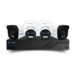 Picture of Hi-Focus 4 CCTV Cameras Combo (2 Indoor & 2 Outdoor CCTV Cameras) +DVR + 500 GB HDD + Accessories + Power Supply + 90m Cable  With Installation