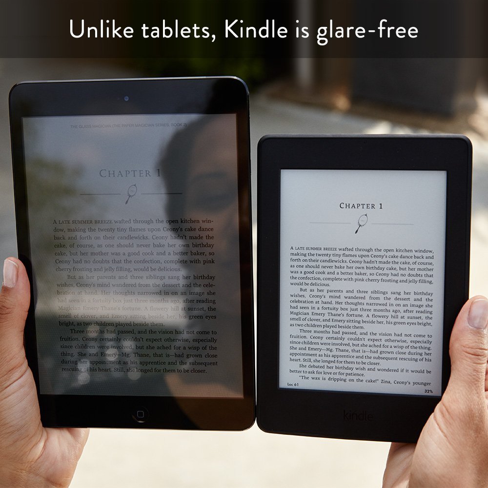 Wi-Fi Free 4G LTE Waterproof Kindle Paperwhite 32 GB—without special offers—Black 6 High-Resolution Display 