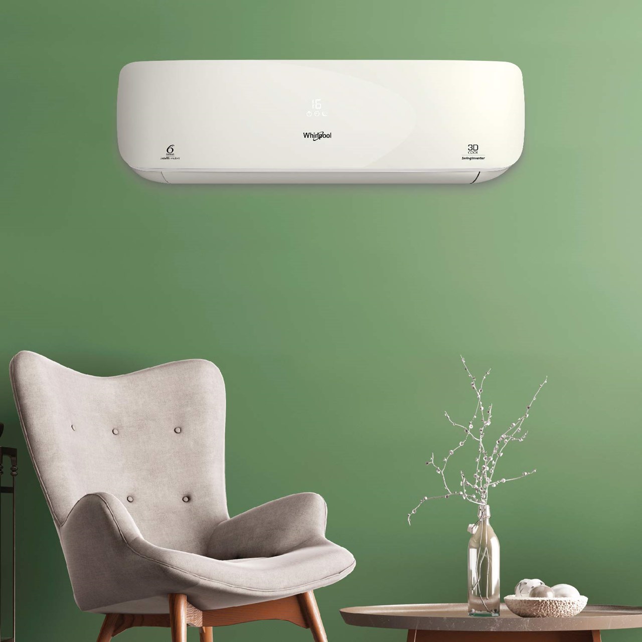 whirlpool 3d cool inverter ac copper