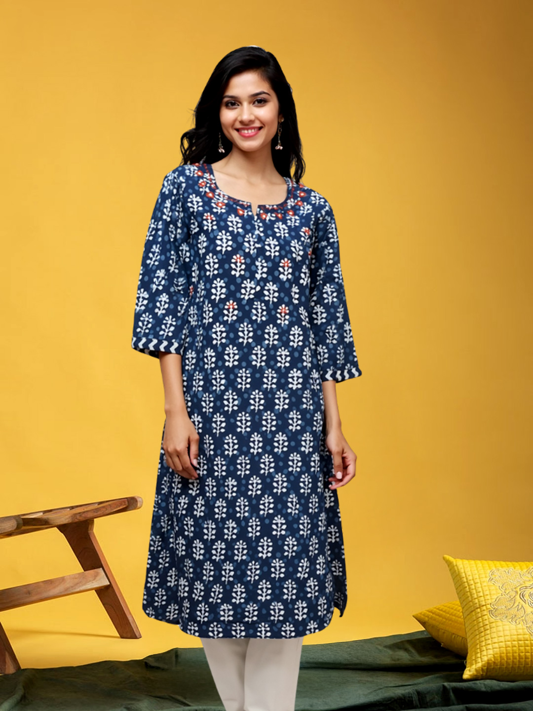 Picture of Chic Florals for Everyday Glam Printed Kurta