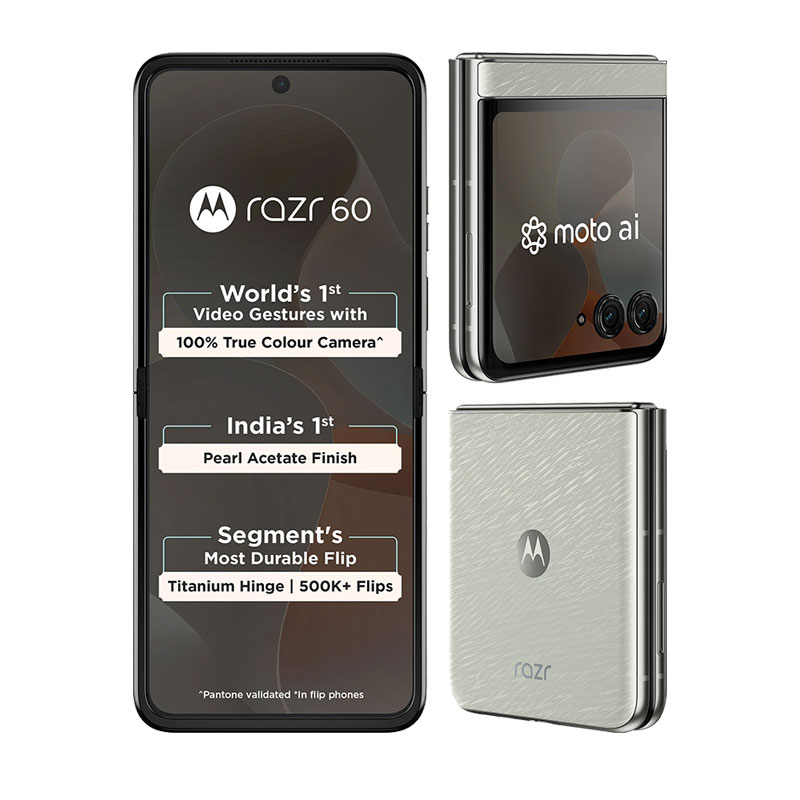 Picture of Motorola Razr 60 5G (8GB RAM, 256GB, Pantone Lightest Sky)