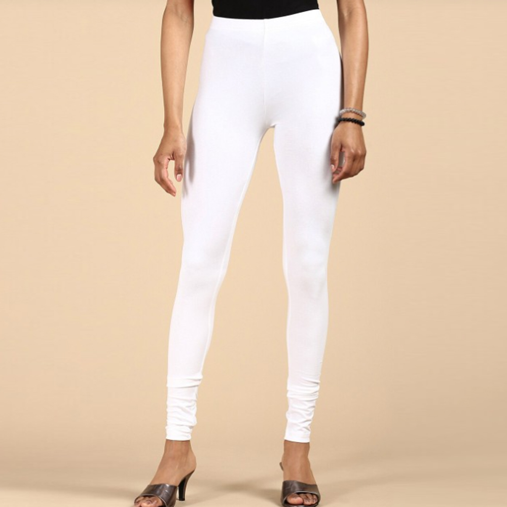 Picture of GO PLUS White Churidar Length Leggings