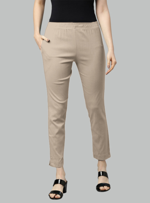 Picture of Sandal Waist Flared Cigar Pant with Pocket