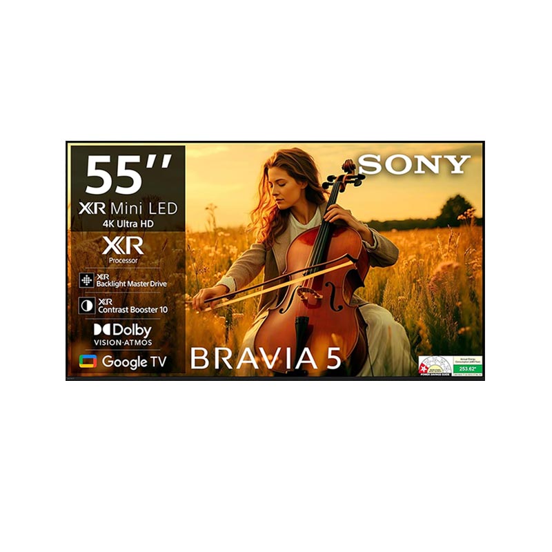 Picture of Sony 55 inches (139 cm)  BRAVIA 5 Series 4K Ultra HD Smart Mini LED Google TV (K55XR55A)
