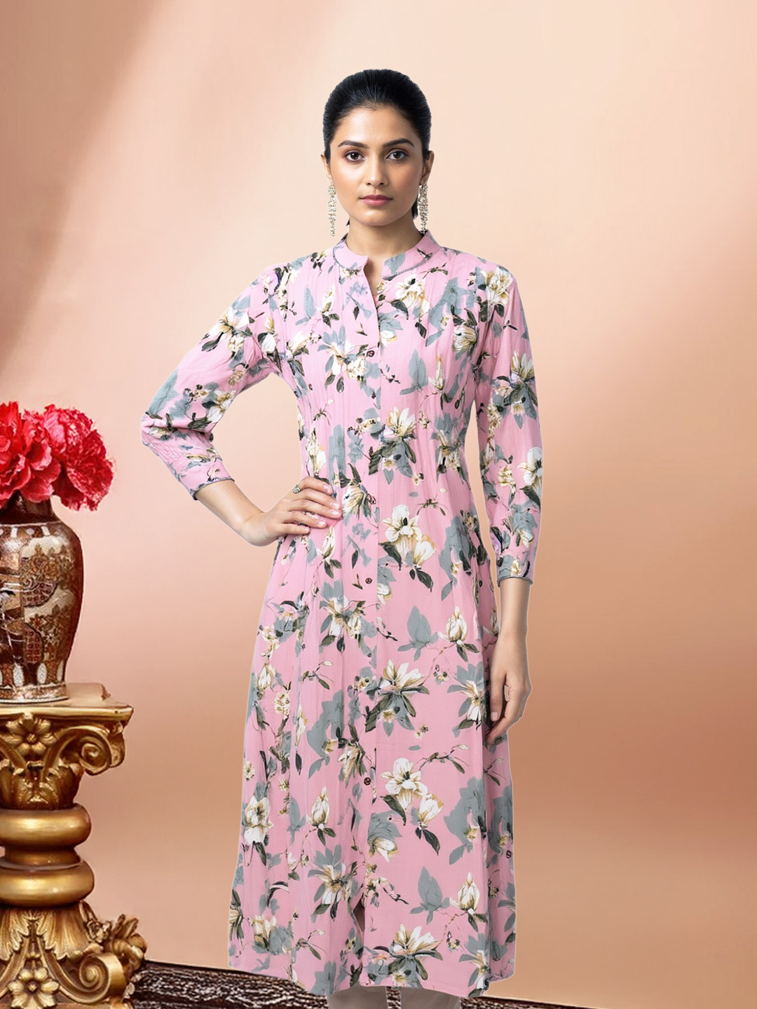 Picture of Floral Elegance Printed Kurta