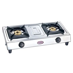 Picture of Prestige  Star 2Burners Stainless Steel Manual Gas Stove (LPGSTAR)