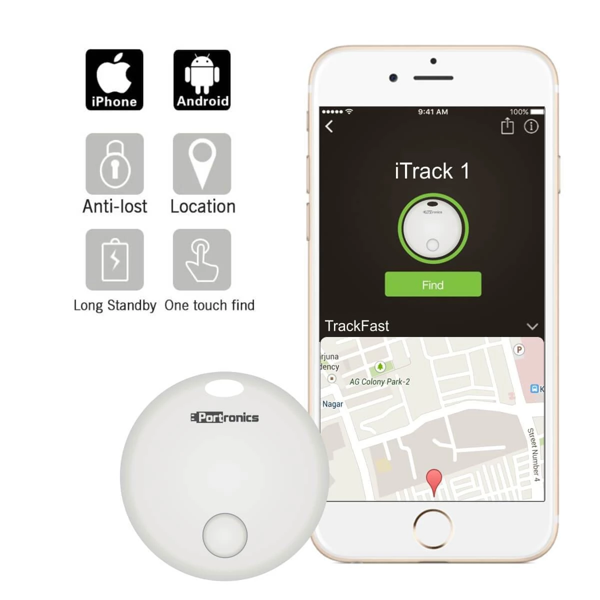 Picture of Portronics POR 130 I Track Smart Tracker