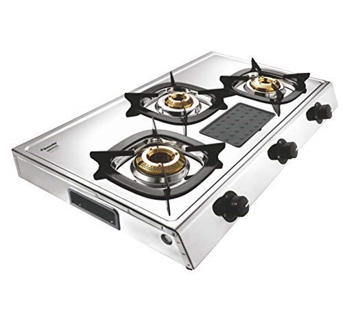 Picture of Butterfly Matchless 3Burners Stainless Steel Manual Gas Stove (3BMATCHLESS)