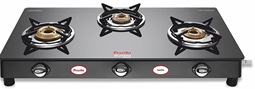 Picture of Preethi Blu Flame Sparkle 3Burners Manual Gas Stove (BLUFLAMESPARKLE3BMS)