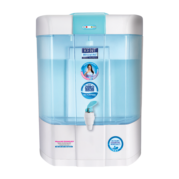 Picture of KENT Pearl ZWW Mineral RO 8Litres Water Purifier (4 Years Free Service/ Multiple Purification Process/ RO + UV + UF + TDS Control + UV LED Tank/ 8L Detachable Tank/ 20 LPH Flow/ Zero Water Wastage) 