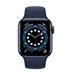 Picture of Apple Watch Series 6 Gps Plus Cellular 44 mm Blue Alu Case With Deep Navy Sport Band Regular