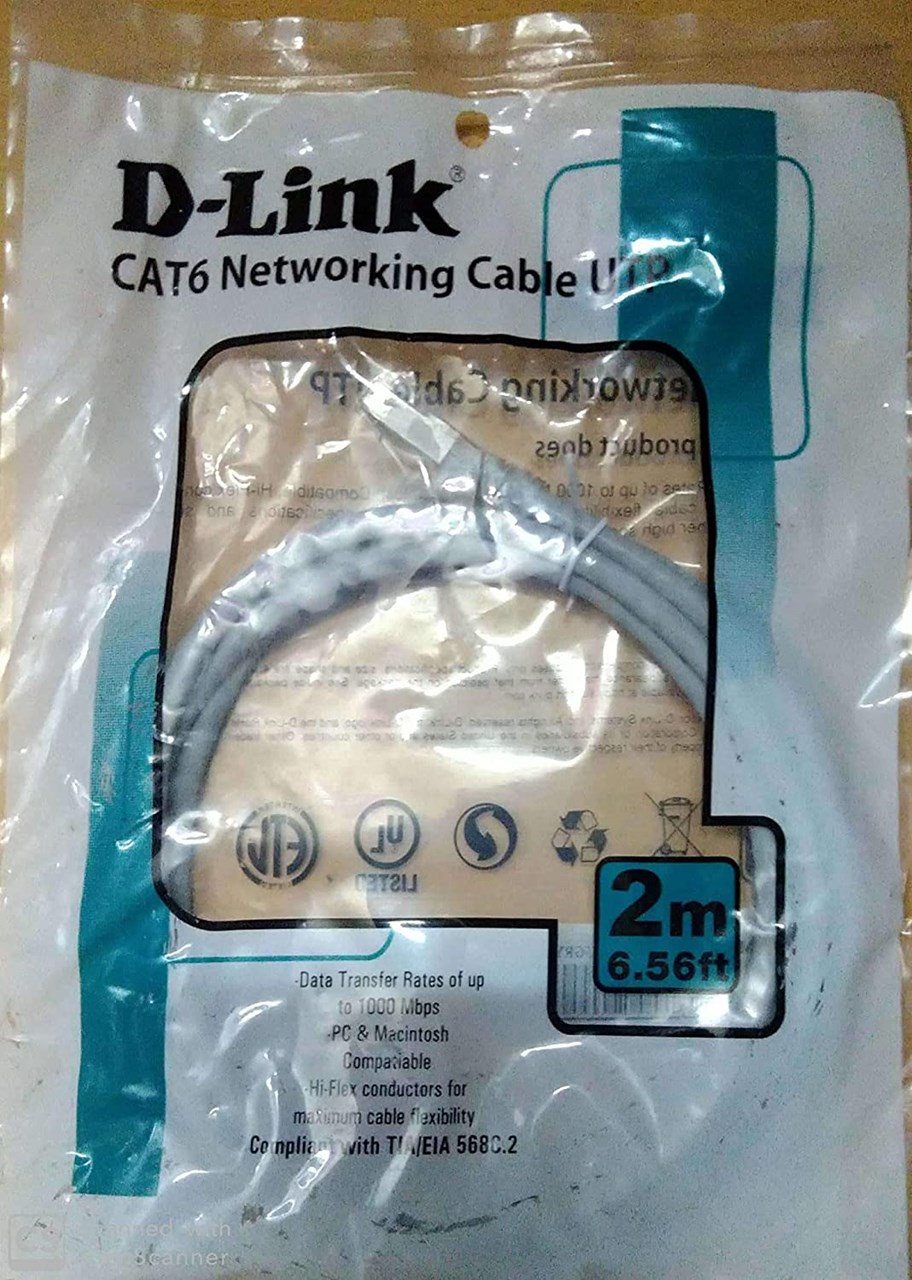 DLink Patch Cord cat 6, 2 m sathya.in