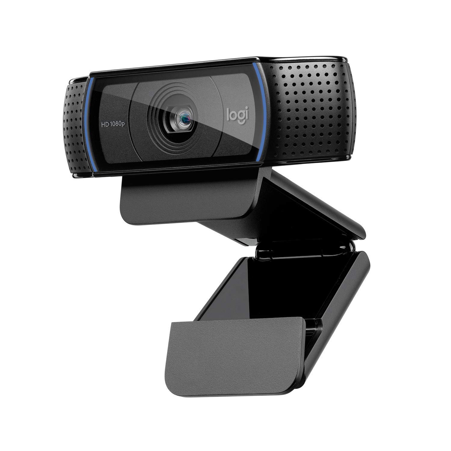 Picture of Logitech C920 HD Pro Webcam, Full HD 1080p/30fps Video Calling, Clear Stereo Audio, HD Light Correction, Works with Skype, Zoom, FaceTime, Hangouts,