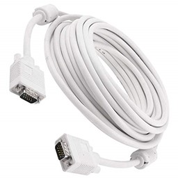 Picture of TERABYTE Male to Male VGA Cable 10 Meter, Support PC/Monitor/LCD/LED, Plasma, Projector, TFT. VGA to VGA Converter Adapter Cable