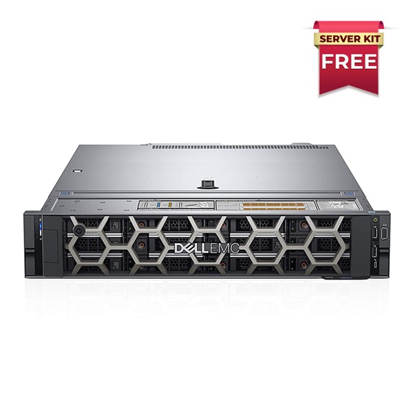 Picture of Dell PowerEdge R540 Rack Server, Intel Xeon 4210R (2nd Gen, 10Core) Processor with 2 x 32GB RAM & 3 x 1.2TB 10K RPM SAS Hard Disk, 3 Years Warranty by Dell.