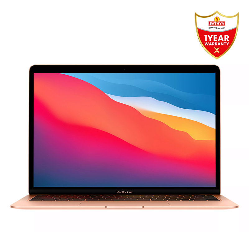 Picture of Apple Laptop Macbook AIR MGND3HN A M1 8GB 256GB SSD MAC OS Gold 13 Inch