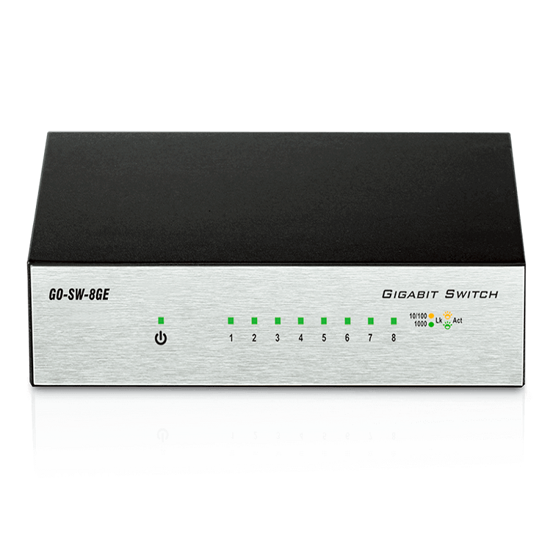 Picture of D Link 8 Port Gigabit Metal Unmanaged Desktop Switch GO-SW-8GE