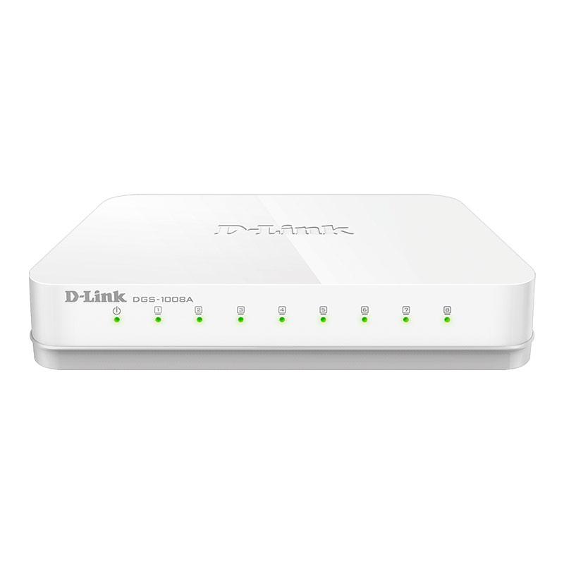 Picture of D-Link 8-Port Gigabit Easy Desktop Switch DGS-1008A