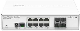 Picture of MikroTik 8 port Gigabit Cloud Router Switch (CRS112-8G-4S-IN)