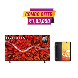 Picture of LG 65Inches 65UP8000 4K Smart UHD TV + Xiaomi Mobile Redmi 9A Sport(2GB RAM,32GB Storage)