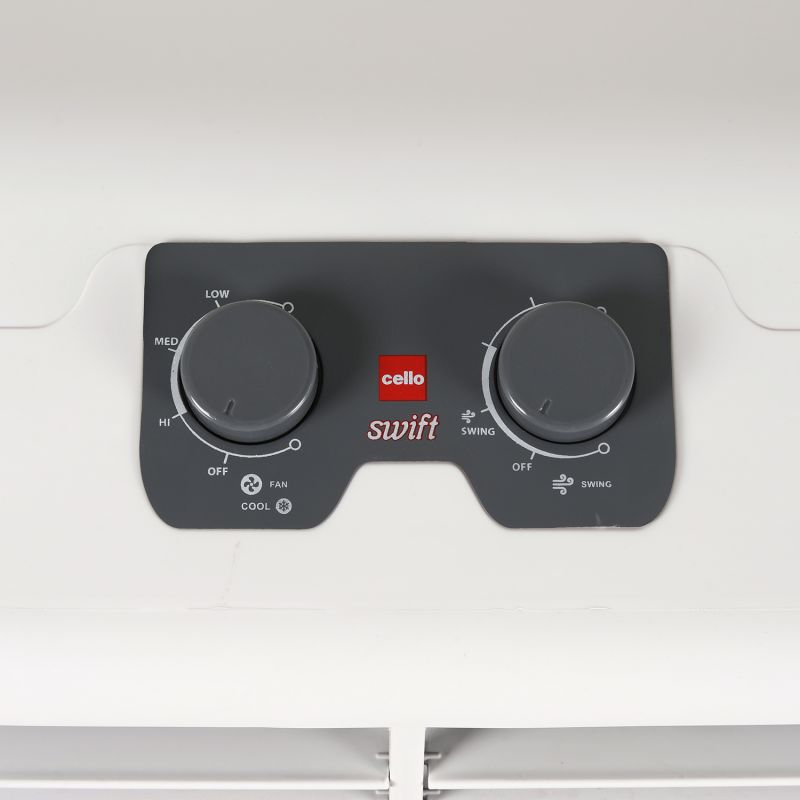 Cello Air Cooler 50L Swift With Trolley WC + McCoy Fan 48 Windy All