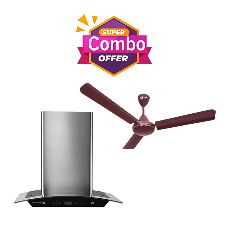 Butterfly Electric Chimney Reflection Plus 60 + Orient Fan 48 Summer