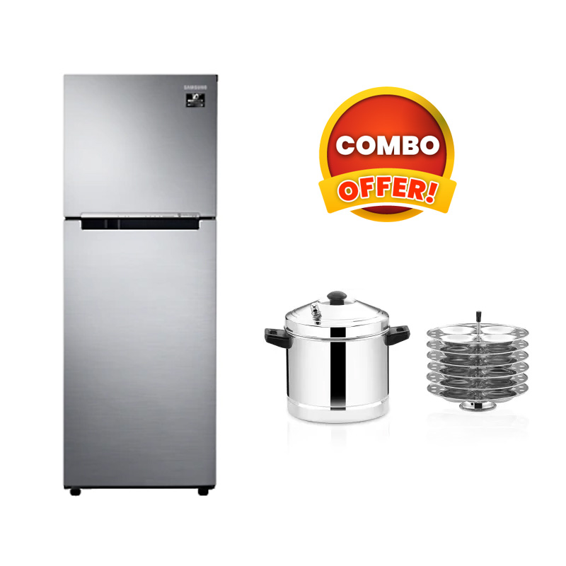 Buy Samsung 253L RT28T3042S8 Double Door Fridge Top Mount Freezer with