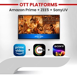 Picture of Amazon Prime + ZEE5 + SonyLIV (Premium), Monthly Combo Plan