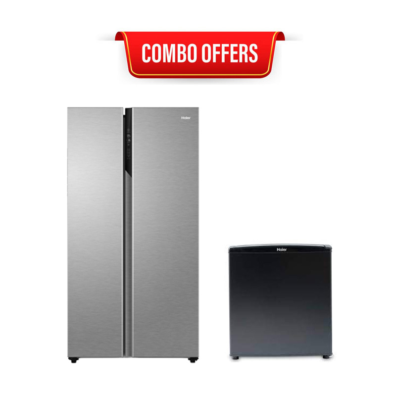 Haier Fridge HRS682SS + Haier Fridge HR65KS sathya.in