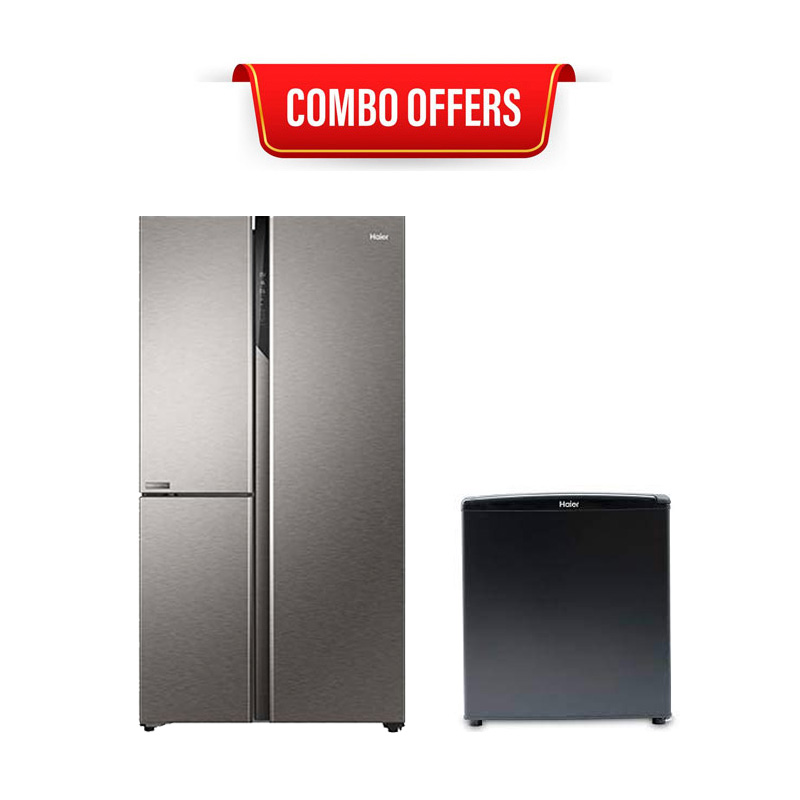 Haier Fridge HRT683IS + Haier Fridge HR65KS sathya.in