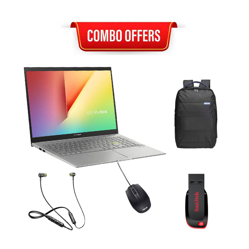Laptop Offer Asus Laptop K513EA L11647T CI3 11TH Gen+ ASUS Laptop Bag