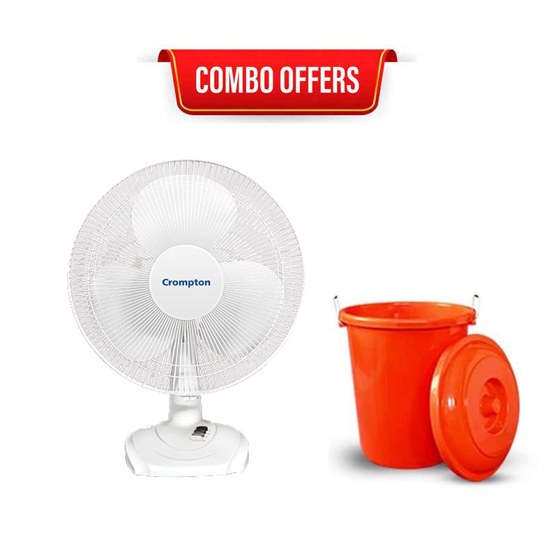 Crompton High Flo Wave Plus Table Fan sathya.in