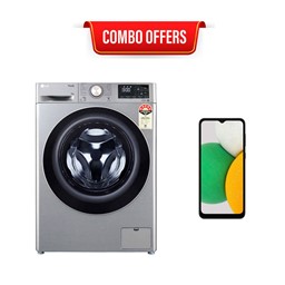 Picture of Samsung Mobile Galaxy A03 Core (2GB RAM,32GB Storage) + Front Load Washing Machine
