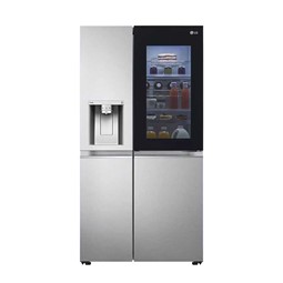 Picture of LG 674 L Frost Free Inverter Linear ThinQ (Wi-fi) InstaView Door-in-Door Side-by-Side Refrigerator (GCX257CSES)