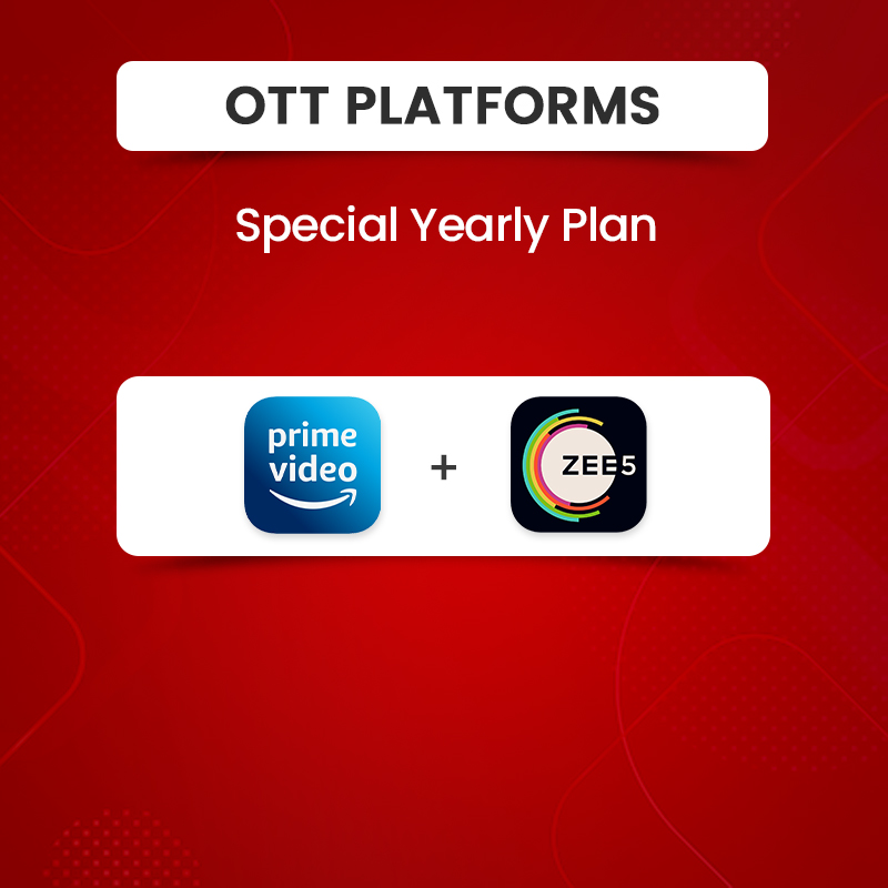 Picture of Amazon Prime + ZEE5, Special Yearly Plan