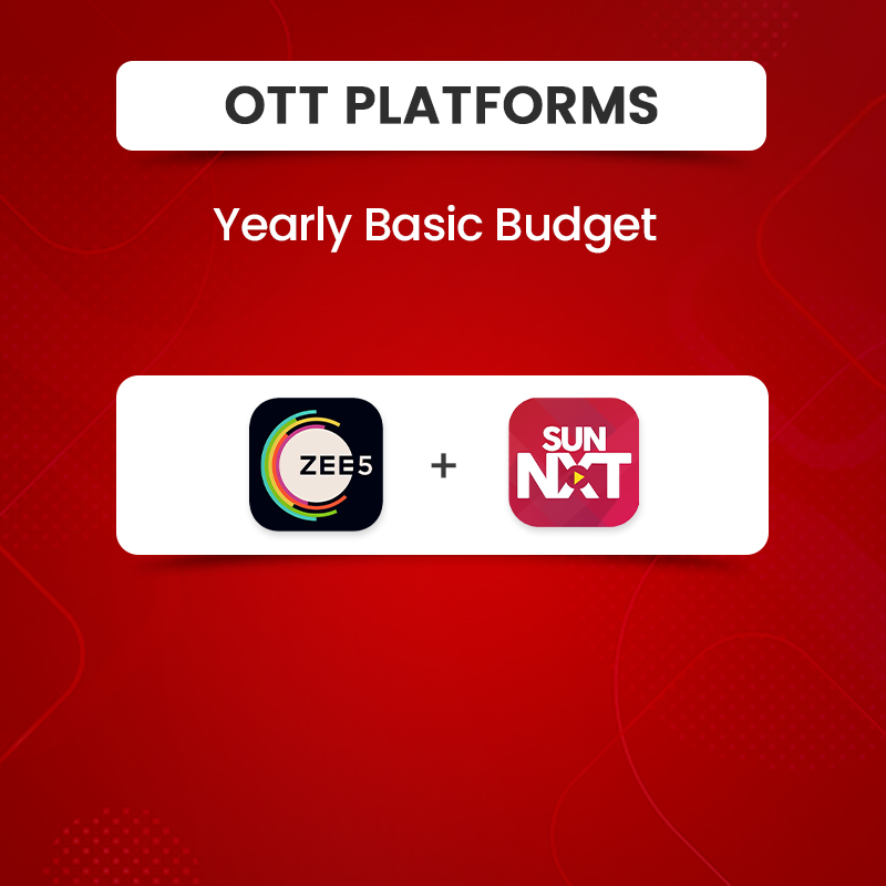 Picture of Sun NXT(Premium)+ZEE5, Yearly Basic Budget