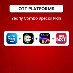 Picture of Sun NXT(Premium)+Amazon Prime+ZEE5+Sony LIV(Premium), Yearly Combo Special Plan