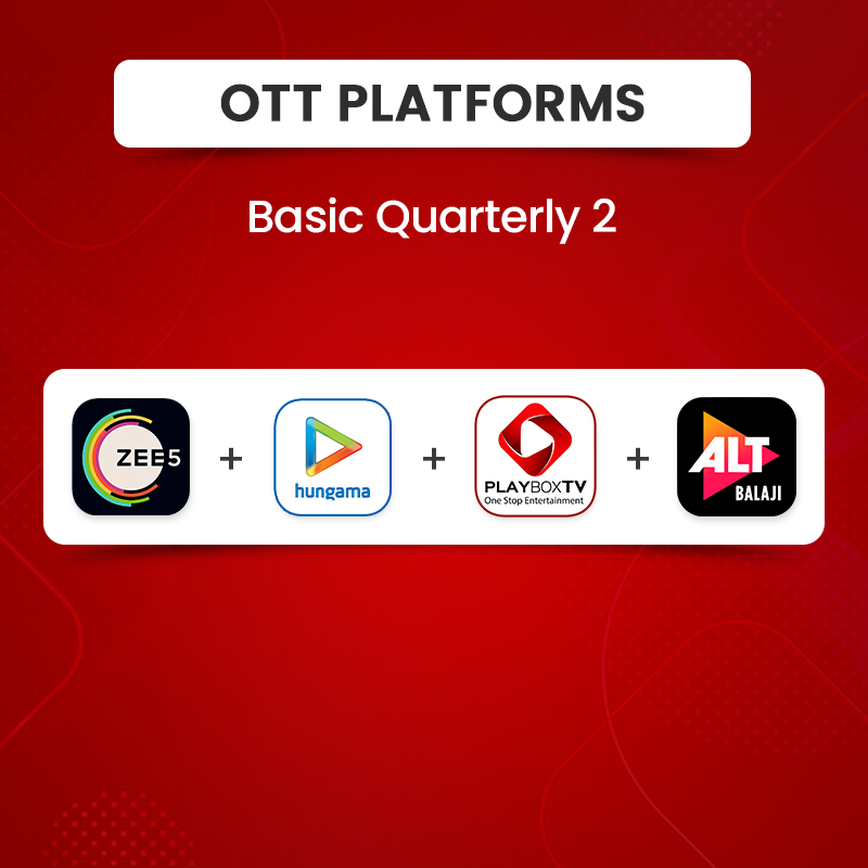 Picture of ALT Balaji+Hungama+PlayboxTV+ZEE5, Basic Quarterly 2