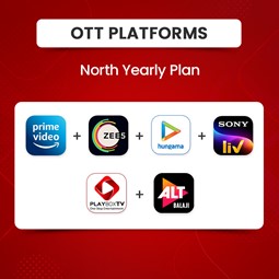 Picture of ALT Balaji +Amazon Prime+Hungama+PlayboxTV+Sony LIV +ZEE5, North Yearly Plan