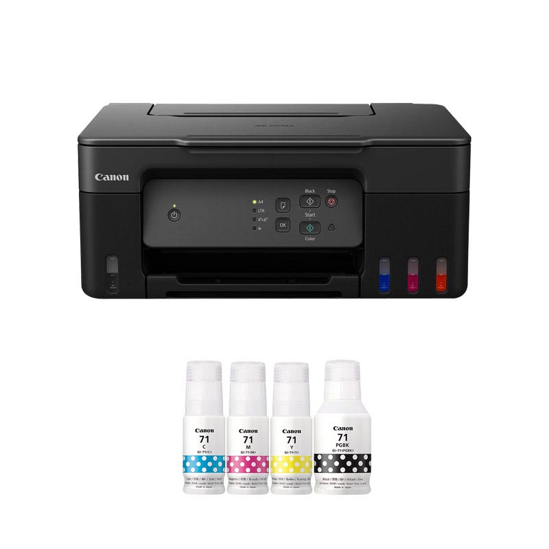 Picture of HP Smart Tank 585 All-in-One Multi-function WiFi Color Inkjet Printer (Grey White, Ink Bottle)