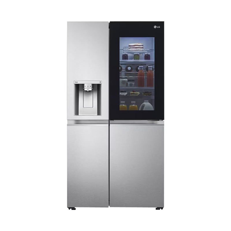 Picture of LG 635 Litres 3 Star Frost Free Side By Side Refrigerator With Smart Diagnosis (GLX257ABSX)