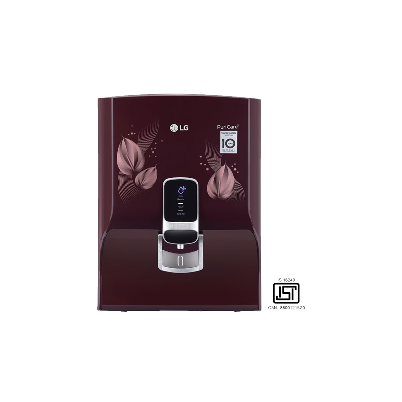 Picture of LG WW174NPC 8Litres RO + UV + MB Water Purifier (1Year Warranty/ Dual Protection Stainless Steel Tank/ with Multi Stage RO Filtration/ Ever fresh UV + (In tank UV)/ Mineral Booster with Calcium and Magnesium)