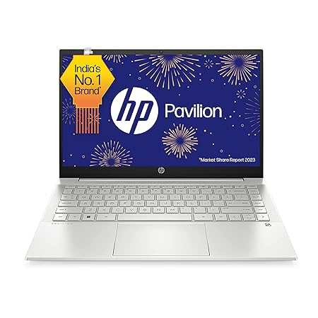 Picture of HP Pavilion-12th Gen Intel Corei5-1235U 14" 14-dv2014TU Thin & Light Laptop (16GB / 512GB SSD/ Full HD Display/ Intel Iris X Graphics / Windows 11 Home/ 1 Year Warranty / Natural Silver / 1.41Kg)