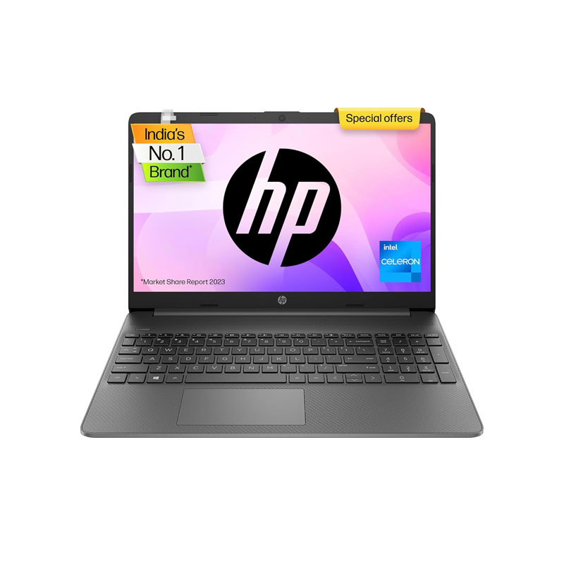 Picture of HP 15 - Intel Celeron N4500, 15.6" 15s-fq3066TU Thin & Light Laptop (8GB/ 512GB SSD/ Intel UHD Graphics/ Windows 11 Home/ MS Office/ 1Year Warranty/ Jet Black/ 1.69kg) 