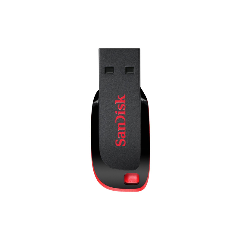 Picture of SanDisk Cruzer Blade DCZ50-064G-135 64GB USB 2.0 Flash Drive (Red)