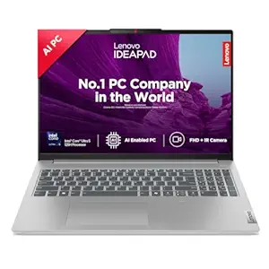 Picture of Lenovo IdeaPad Slim 5 - Intel Core Ultra 5 125H 16" (40.64cm) 83DC0093IN Thin & Light Laptop (16GB/ 1TB SSD/ Integrated Intel Arc Graphics/ IPS 300nits/ Anti-glare/ 100% sRGB/ 60Hz/ Backlit Keyboard/ Windows 11 Home/  Office Home 2024/ 1 Year Warranty/ Cloud Grey/ 1.82 kg)