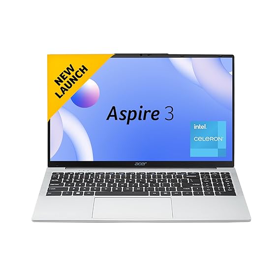 Picture of Acer Aspire 3 - Intel Core Celeron N4500 15.6" (39.63 cm) A325-45 Thin & Light Laptop (8GB/ 512GB SSD/ HD Display/ Windows 11 Home/ MS Office/ 1Year Warranty/ Pure Silver/ 1.5Kg) 