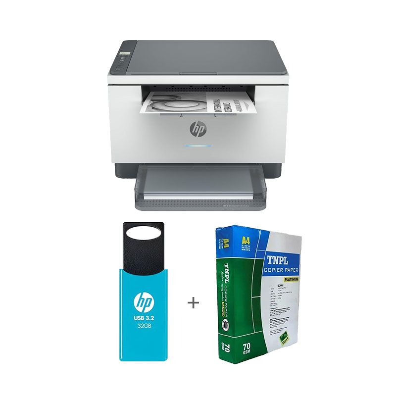 Picture of HP Laserjet MFP M233dw Printer (6GX04A) USB 3.2 32GB Pendrive + A4 Sheet Bundle