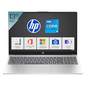 Picture of HP - 13th Gen intel i5 1334U 15.6" (39.6 Cm) FD0467TU Thin & Light Laptop (16GB DDR4 / 512GB NVMe M.2 SSD/ Micro-Edge/ Anti-Glare 250 nits/ Full HD Display/ Windows 11 Home/ Intel Iris Xᵉ Graphics / Dual speakers / Backlit / Mic Mute Key/ Camera Privacy Shutter / MS Office 2024/ 1 Year Warranty/ 1.59 kg)